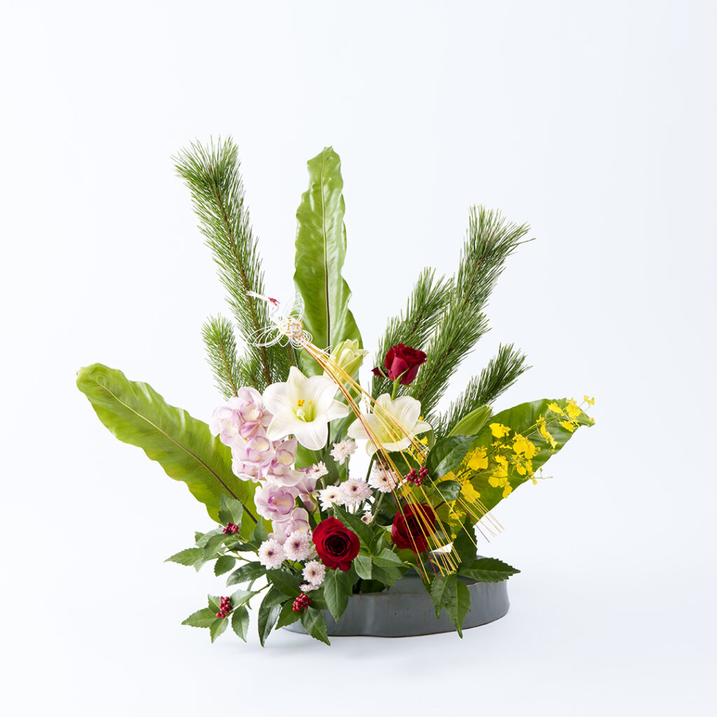 萬古焼の水盤花器 巳-10