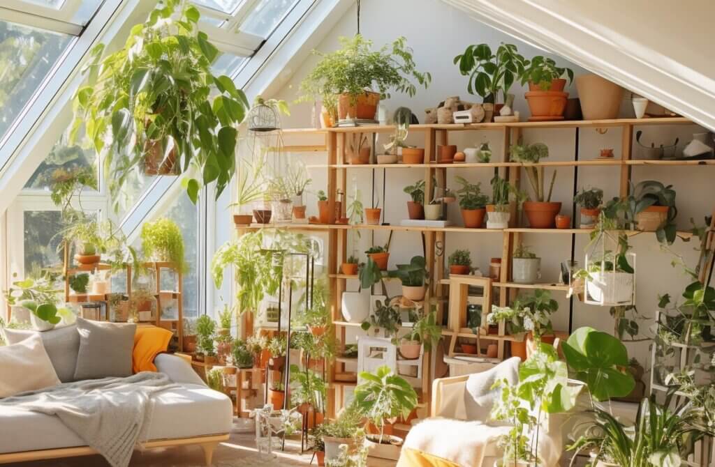真夏の植物